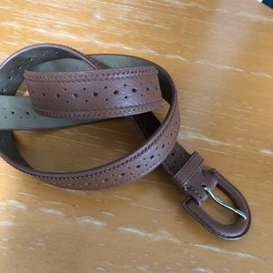 Talbots leather belt Medium NWOT